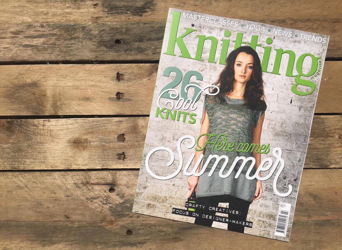The new July issue of Knitting is on sale today, featuring 26 fab new projects for summer!