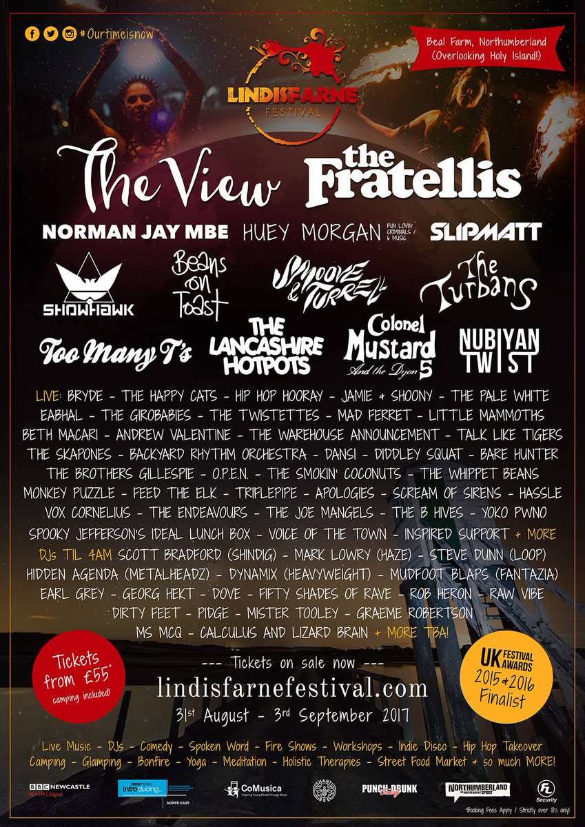What's that, Newcastle's hottest choir play <a href="/lindisfarnefest/">Lindisfarne Festival</a> this Sept?! YES!! An amazing weekend awaits! Tickets: lindisfarnefestival.com