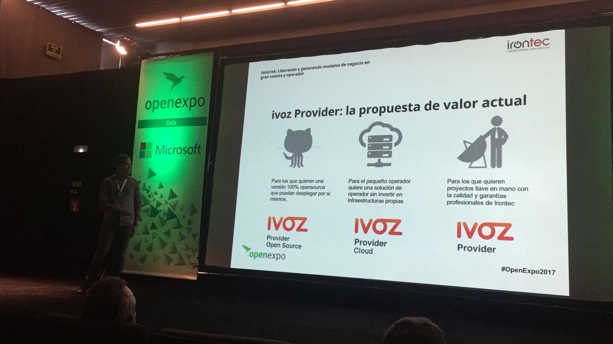 ivoz Provider: esta es nuestra propuesta de valor actual 
--> ow.ly/VXAp30ce86m <-- 
#OpenSource #Cloud en <a href="/OpenExpoES/">OpenExpo España</a> 
#OpenExpo