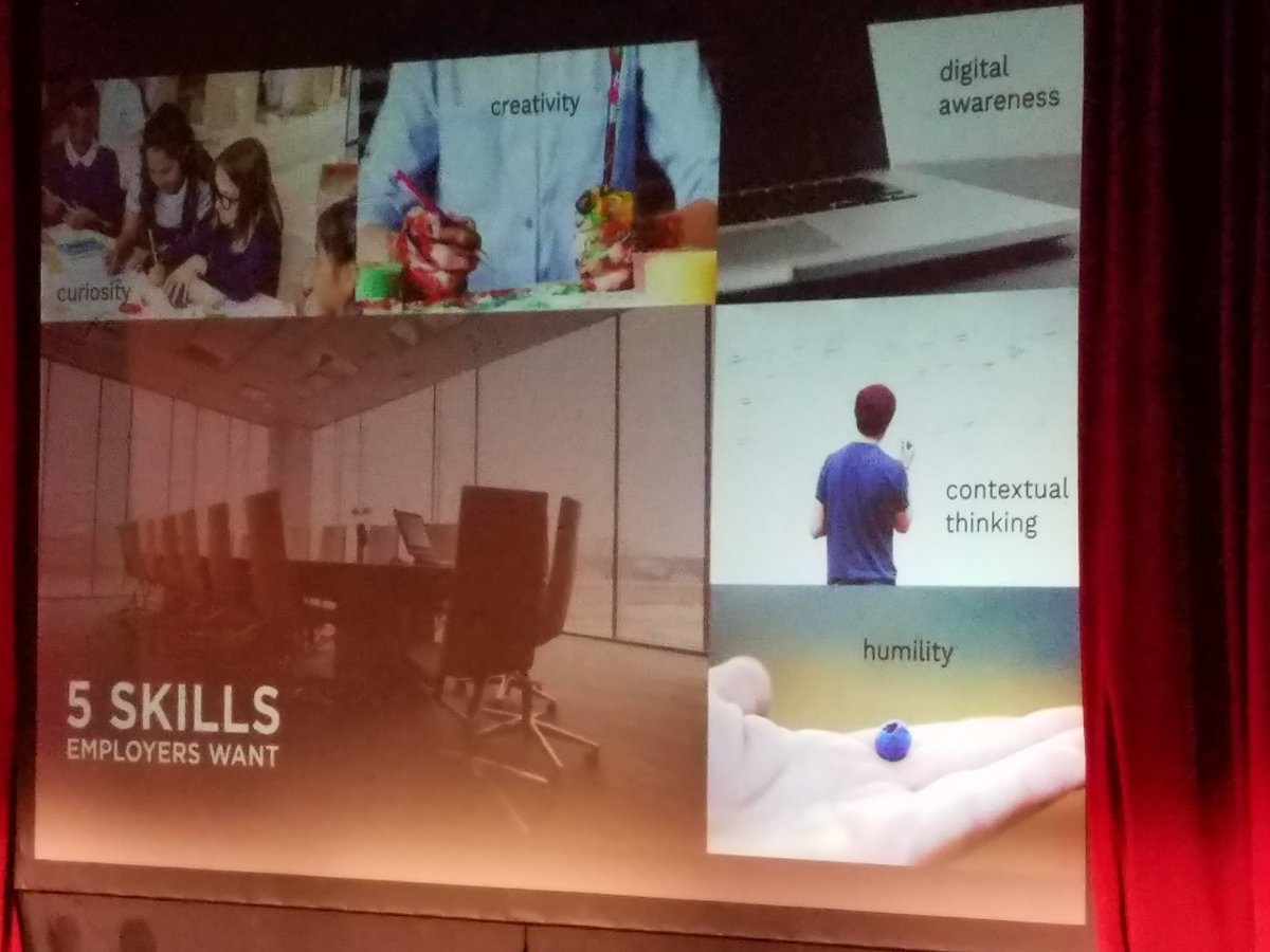 kristyn_muller's tweet photo. 5 skills employers want. #curiosity #creativity #digitalawareness #contextualthinking #humility @jselingo #SUNYCIT https://t.co/KsvPxVQ1h7