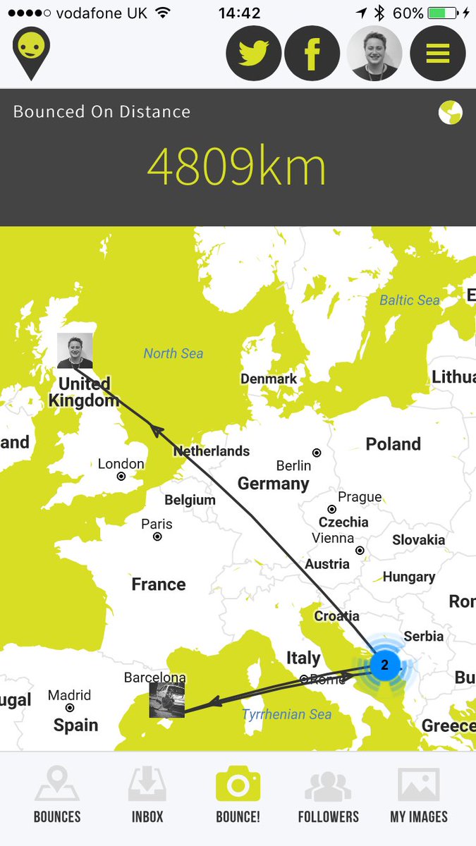 jacknhfrancis's tweet photo. Check out how far one of my photos has gone on Bounce It! Soon my content will of traveled over 100,000km! #bounceit https://t.co/7KNzBHjLIx