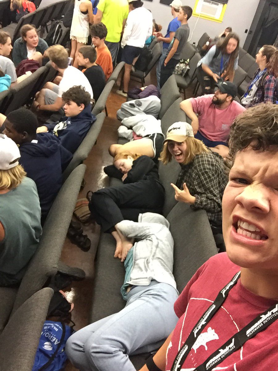 CousinsKatie's tweet photo. My campers can't hang!! #naptime #SWO17 #onlyweek1 https://t.co/zRujsOgBvr