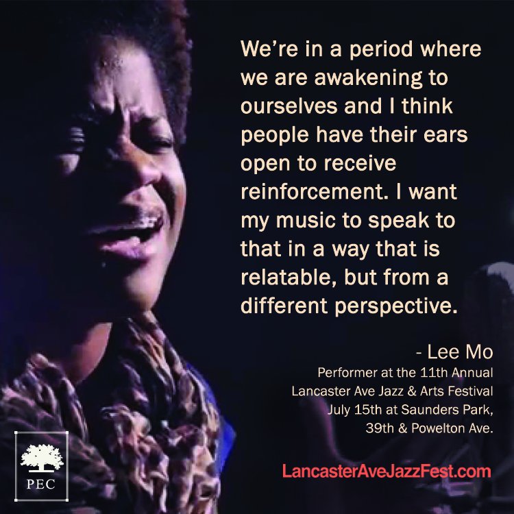 LancAvePhilly's tweet photo. ⬇️ @Musica_LeeMo's take on music today. Catch this #Phillymade artist and her incredible vocals at @LancAveJazzFest next month. https://t.co/nFRswMUe11