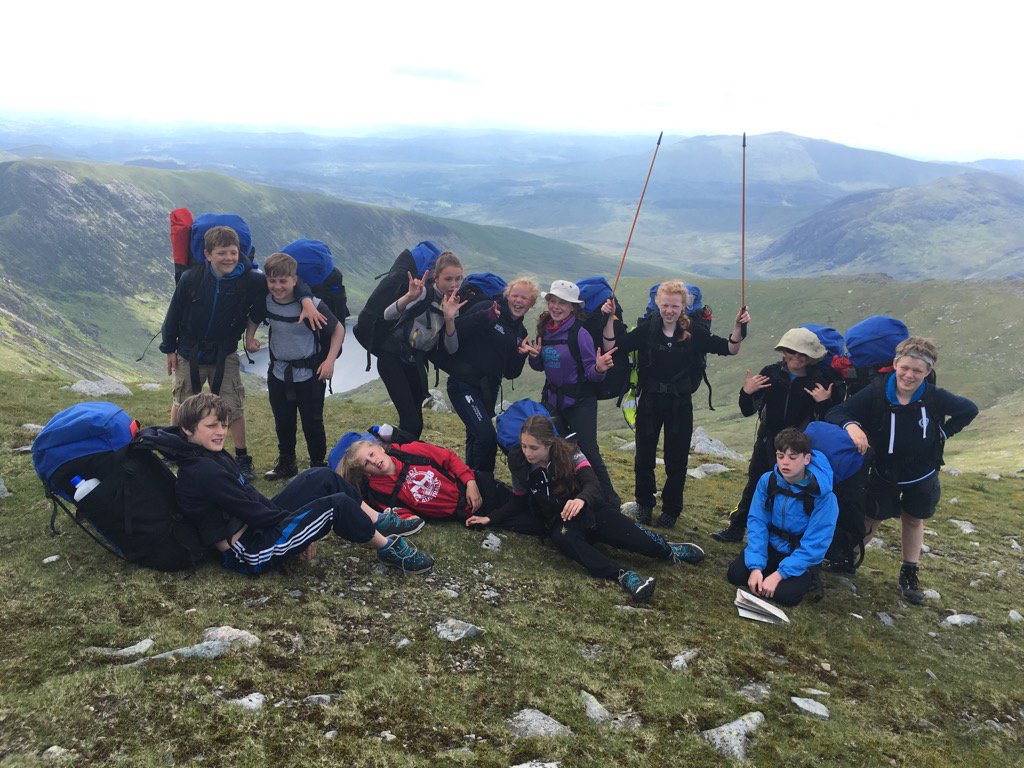 PeeblesHigh's tweet photo. Team Jones climbed 3 peaks over 3000ft in one day! #resilience #s1res https://t.co/iQeyau8D8C