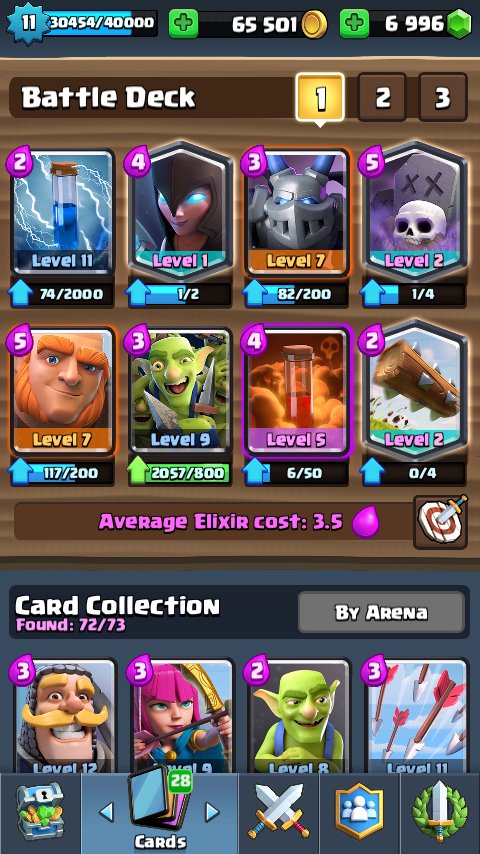 ELITEFORCE547's tweet photo. @spencer23dollar Please try this deck, Im at 4600 with it, and see you busy struggling https://t.co/wN70S6uceo