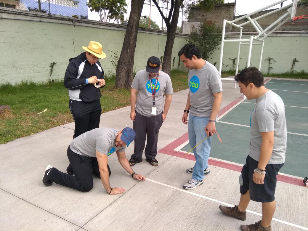 FernandoMotaGEN's tweet photo. #GBDay17 Tracing a Basketball court for El Mexicanito Academy https://t.co/ippatGPWik