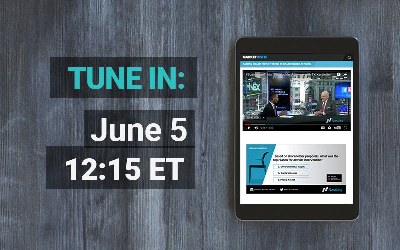 BoardResources's tweet photo. June's #BoardroomTrivia topic is Board Evals. Head to @MyCorpSolutions to play & don't miss Monday's LIVE broadcast: https://t.co/BFXxBbsE1P https://t.co/N2R9cnmRJF