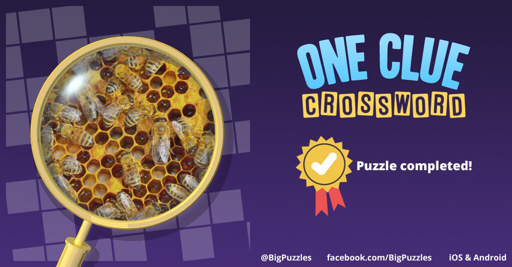 I completed a puzzle in One Clue Crossword. Play now for free!
onecluecrossword.com #OneClueCrossword