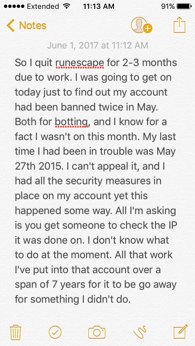 RSNJessieQuick's tweet photo. @JagexInfinity not to mention I've never had a bit offense. https://t.co/dYQTT3qwM1