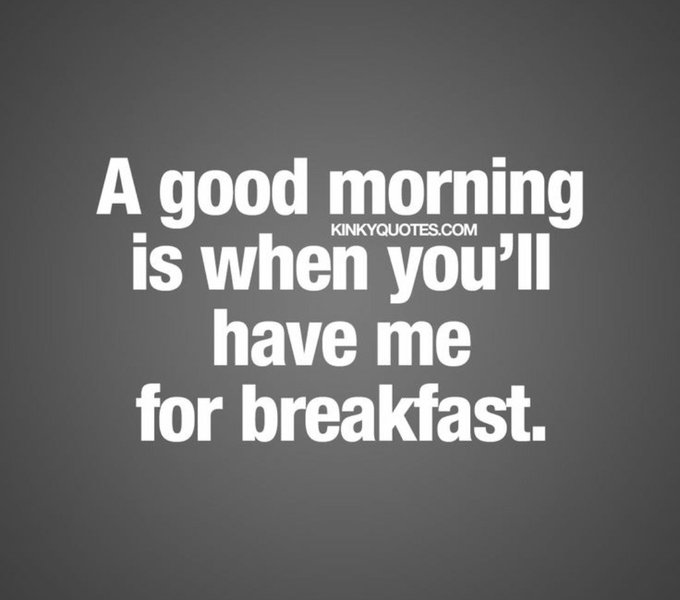 Good morning sunshine. Care to join  me for breakfast https://t.co/kFWaJEWHud<a href="/tag/prb"class="tags"><span>#prb</span></a>