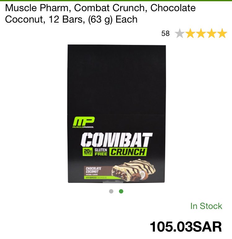 H_Life_Store's tweet photo. ألواح كومبات كرنش البروتينية من iHerb ذات القيم الغذائية والطعم الرائع
للطلب شرفنا على الواتس
#تعزيز_الصحة #عرب_دايت #اسهل_دايت
#فريق_سعاد https://t.co/zvaK3xnoOZ