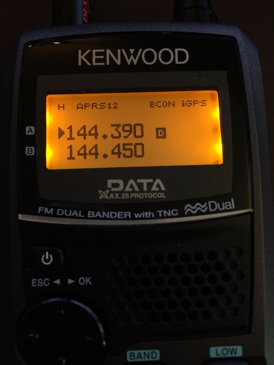 K3TripleR's tweet photo. Looking for a good tutorial, video or otherwise, that will teach me how to use my #THD72a for #APRS QSOs - local and #ISS #Amsat #hamradio https://t.co/ZMjlaPMttc