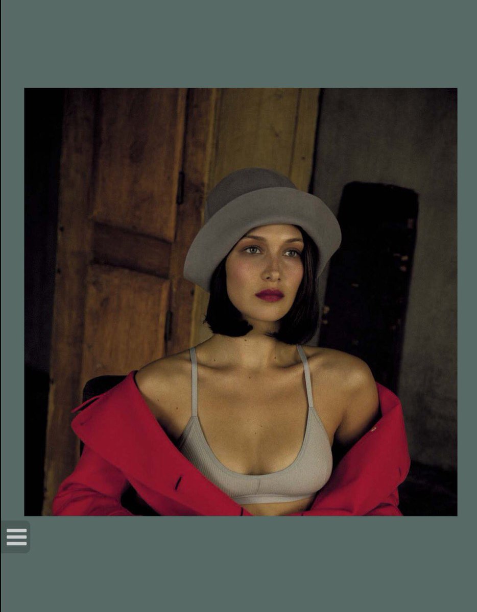 Bella Hadid for Vogue Italia June 2017. Photographed by Inez and