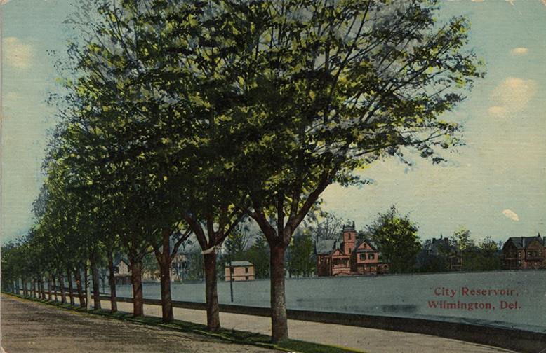UDSpecColl's tweet photo. Wilmington's reservoir in the early 1900's on #udspeccoll tumblr: https://t.co/7gaKAFGTBY https://t.co/GvK7IX5mEE