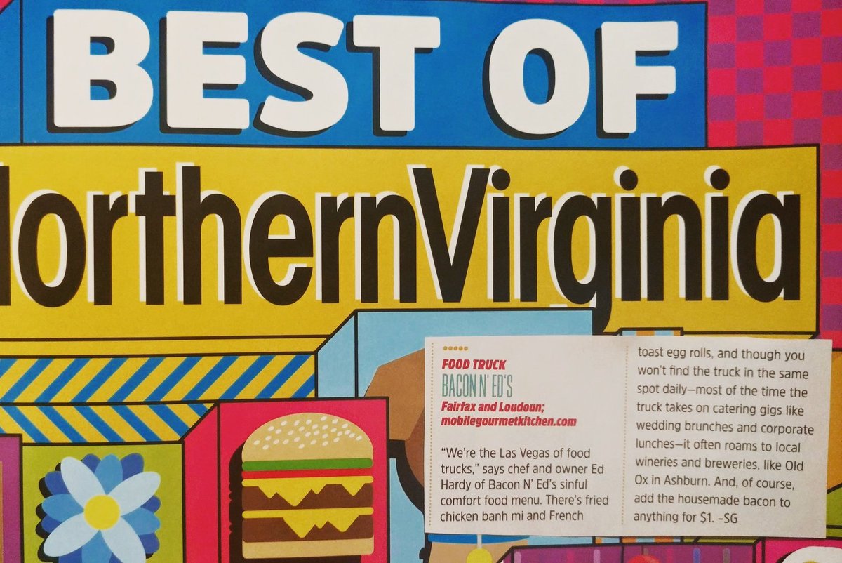 Proud to have be honored by <a href="/NorthernVAMag/">Northern VA Magazine</a> as 2017 Best Food Truck! <a href="/RestonPatch/">Reston Patch</a> <a href="/CriticFoodTruck/">Jose Acosta ⭐️</a> <a href="/FT_Reviews/">Food Trucks Reviews</a> <a href="/foodtruckfiesta/">Food Truck Fiesta</a> <a href="/DMVFTA/">DMV Food Trucks</a>