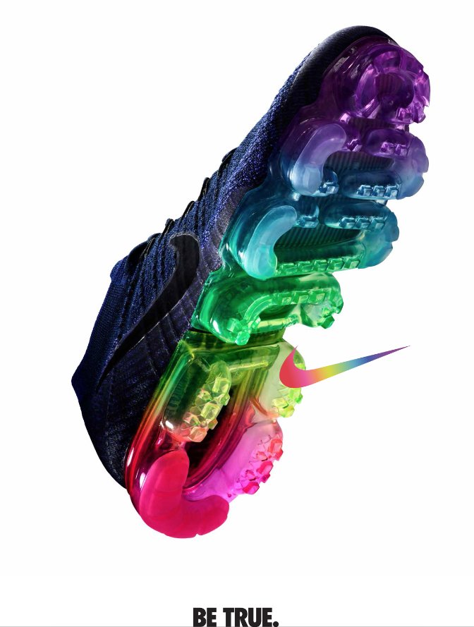 becausemagazine's tweet photo. #BecauseLoves the new @Nike #BeTrue2017 capsule collection celebrating the idea of #LGBTQ sportswear! Go team #rainbow! https://t.co/nkCeJHZrmx