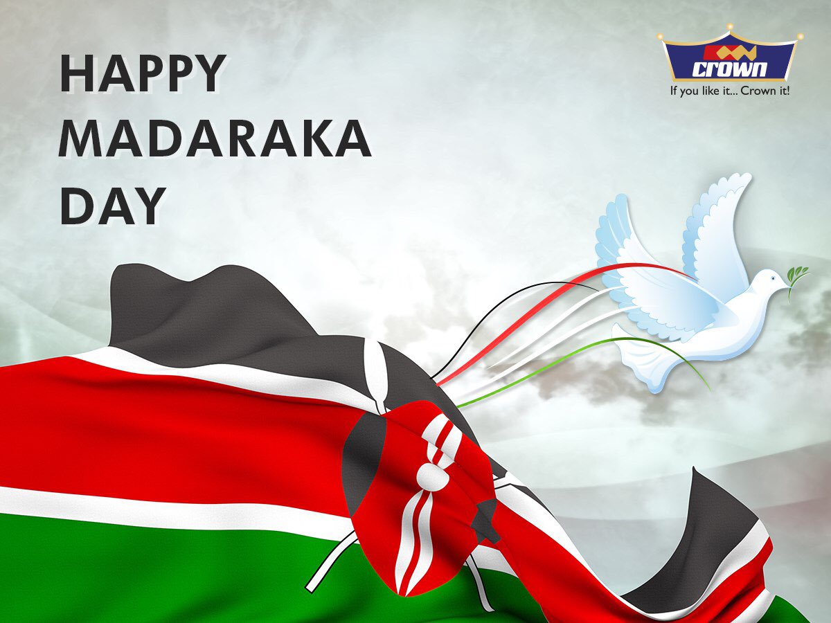 crownpaintsrw's tweet photo. Happy #MadarakaDay to all Kenyans!
#KOT #Kenya https://t.co/k0uRC5TdhU