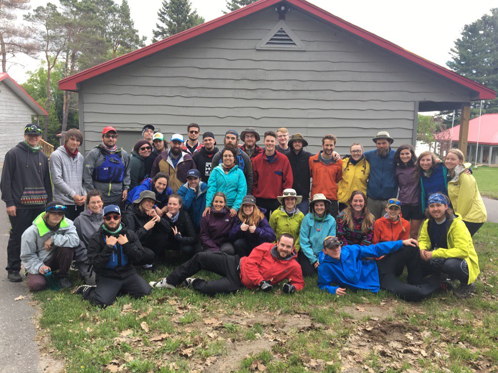 It's time for trip again! These fine folks are off to Algonquin! Have fun, see you in 5 days! #summer2k17 #camp