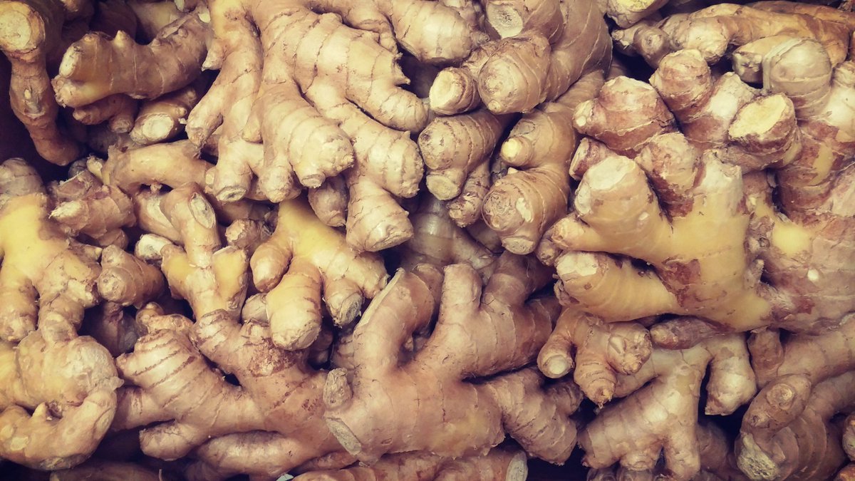 It's Thursday-Brewday again.  Here's 30# of organic ginger ready to head into your next cup of chai!