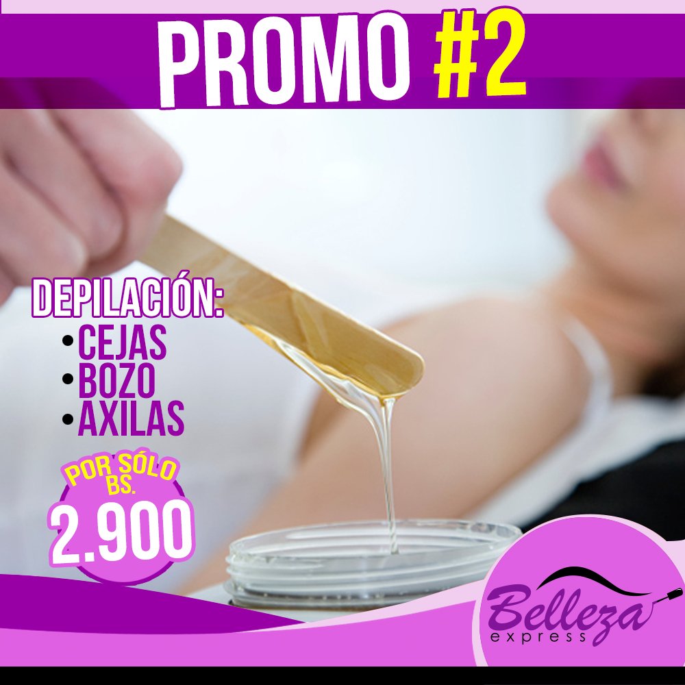 _bellezaexpress's tweet photo. #BellezaExpress tiene una Promoción que no te podrás resistir!!
PROMO#2 #Cejas  #Bozo #Axilas #FelizJueves #1Jun https://t.co/BwYG5MuBBE