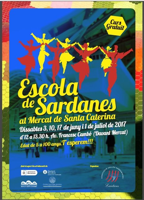 Si vols aprendre #sardanes o practicar-ne, pots fer-ho davant el <a href="/mdsantacaterina/">mercatsantacaterina</a> els propers dissabtes de juny. Balla i viu les tradicions!