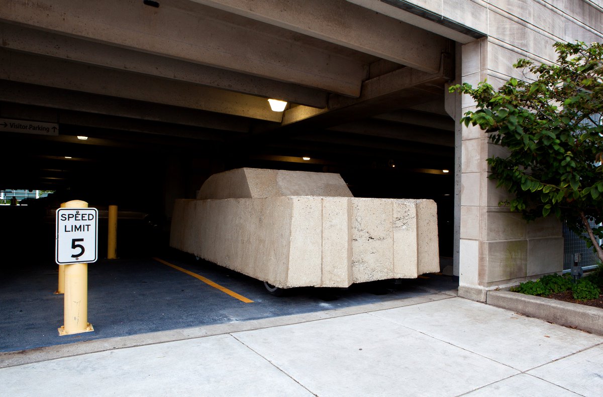 Concretehaps's tweet image. Installation view of #ConcreteTraffic at @UChicago! #WolfVostell #Fluxus #ConcreteHappenings