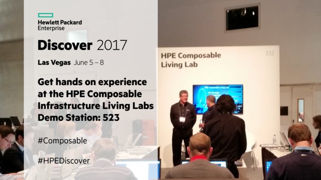 Get hands on experience with #HPE #Composable #infrastructure technology at #HPEDiscover bit.ly/2ssnAIm