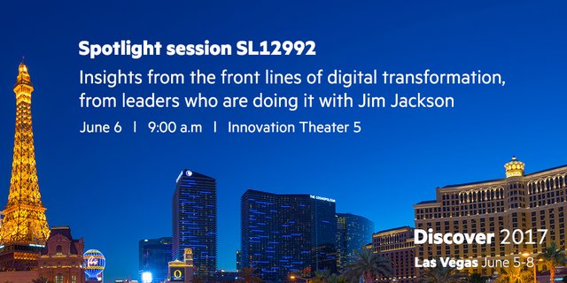 Learn about #DigitalTransformation from customers that are actually doing it in this session at #HPEDiscover bit.ly/2ruer4R