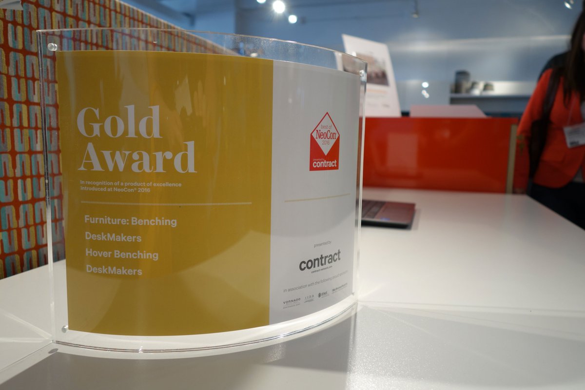 DeskMakers's tweet photo. We're so excited for #NeoCon2017 that we're throwing it back to #NeoCon2016 https://t.co/M2nzNSQiR2 https://t.co/zmifyLYtxS
