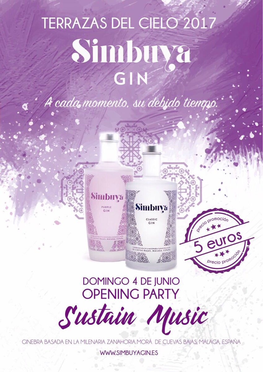 Simbuya_Gin's tweet photo. ¡No te pierdas nuestro evento #Simbuya en Ceuta!. Disfrutaremos de ricos Gin-tonics de #ZanahoriaMorá en Cielo Terrazas Y Discoteca Ceuta https://t.co/RP20xlsqP0