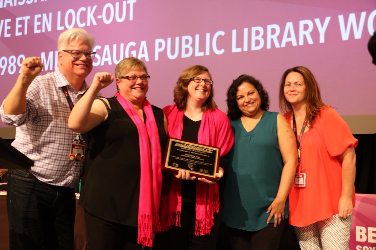 CUPEOntario's tweet photo. 2016/17 was truly the year of the strike. Delegates heard stories of boldness and bravery from striking locals across Ontario. #CUPEON2017 https://t.co/ldhP6BiVzm