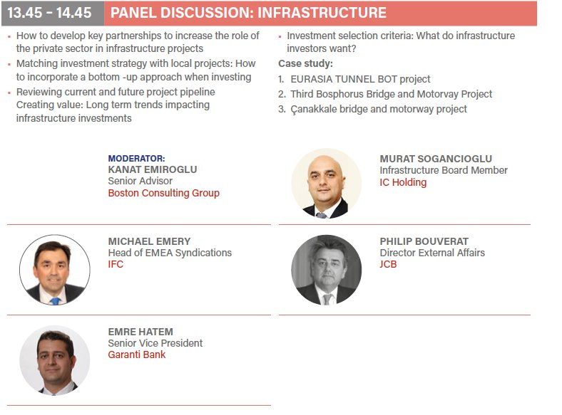 NewSpartaEvents's tweet photo. Interested in #infrastructure in #Turkey? Hear from industry experts on their experience within the sector at the Turkey #Investment Summit! https://t.co/s2PqDbZa7T