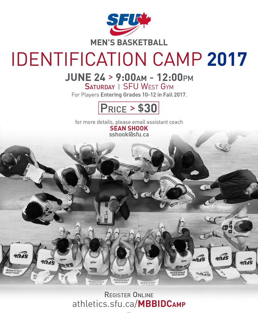 GET NOTICED! Saturday, June 24th --- 9-12 PM. $30 for the SFU ID CAMP