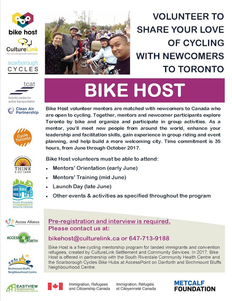 ScarbCycles's tweet photo. Touring #ScarbTO w/ @BikeHost Program Workers for on-bike orientation. We are looking for mentors! https://t.co/9l65TbQFWb #bikeTO https://t.co/vEvqUtaNXJ