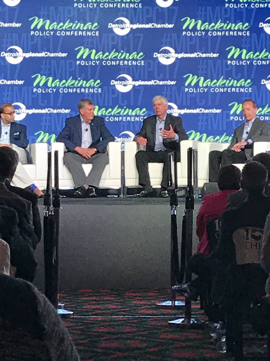 Michigan's 21st Century Education outlook with GVSU President Tom Haas and Gov. Rick Snyder at Mackinac Policy Conference <a href="/MichiganSBDC/">Michigan SBDC</a>