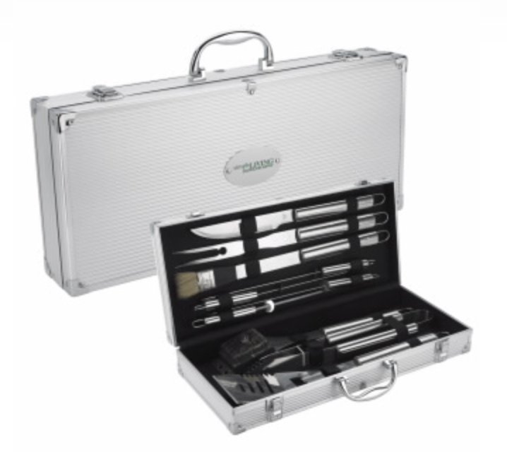 mlcustomimprint's tweet photo. It's #grillingseason! How about a 10piece custom logo'd #bbq grilling set? #grill #grillset #putyourlogoonit Find us: #http://bit.ly/2rpGW4n https://t.co/Aj3NDE0QIa