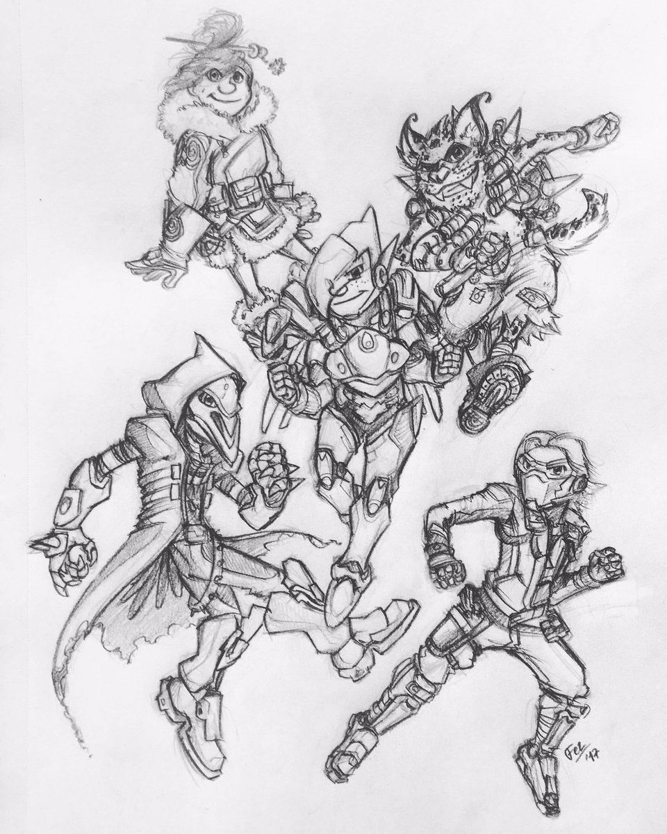 ItsFeztho's tweet photo. These kids are ready for con season
#overwatch #fanart #sketch #graphice #characters https://t.co/cX9P2imIPq