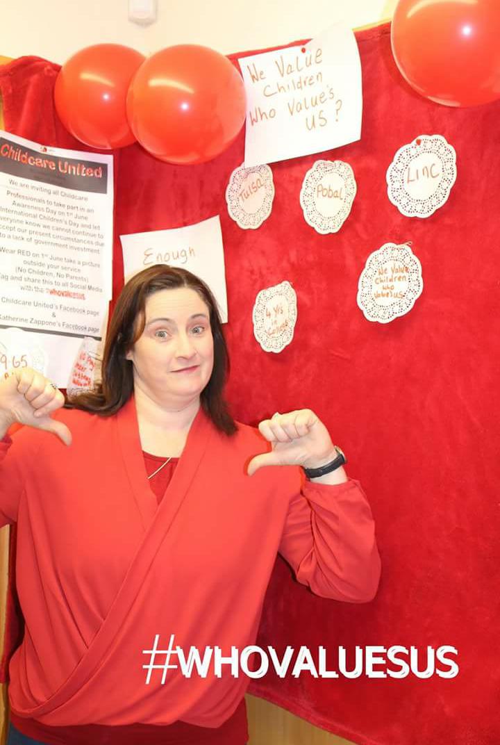 SusanFitzDaly's tweet photo. #whovaluesus #zappone #childcareunited https://t.co/4aomQ5kgMa