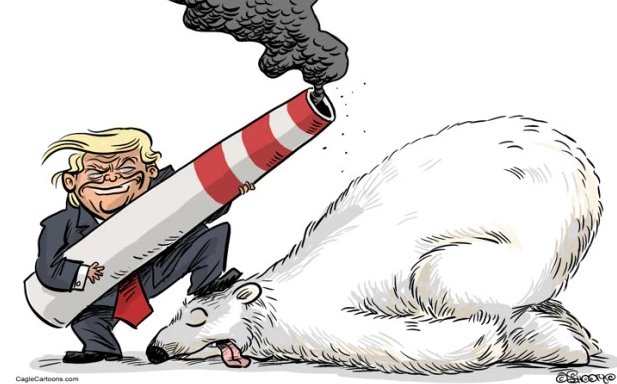 Trump sconvolge l'umanità: "usciamo dagli accordi di Parigi sul Clima"