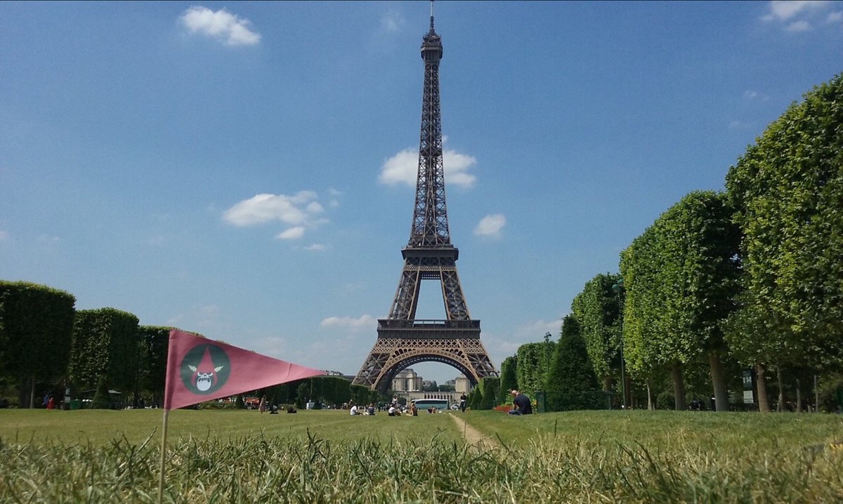 OperationFORCE's tweet photo. Thefrenchracoonsblog on Tumblr has captured the Eiffel Tower! Excellent! #Operationforce #wanderoveryonder #savewoy https://t.co/bbh0bsB107