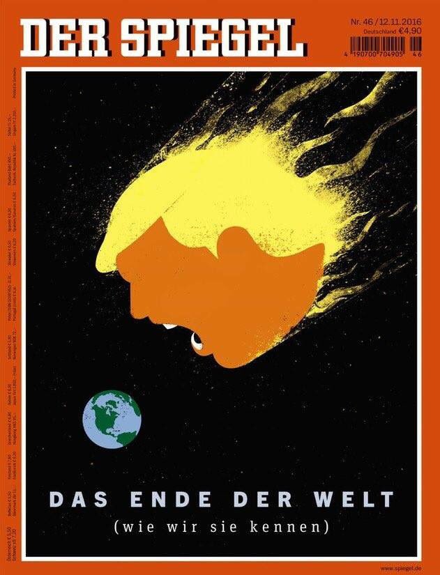 AndresOClavijo's tweet photo. Portada apropósito de la decisión de Trump de retirar EEUU del Acuerdo de París sobre Cambio Climático. #trumpclimate #parisclimateagreement https://t.co/hmnWSPqugJ