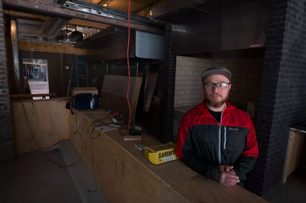 Eater's tweet photo. After years of delay, Kevin Sousa is (almost) ready to open his restaurant Superior Motors https://t.co/UcqC9ujWXv https://t.co/N0ZHMCSbWJ