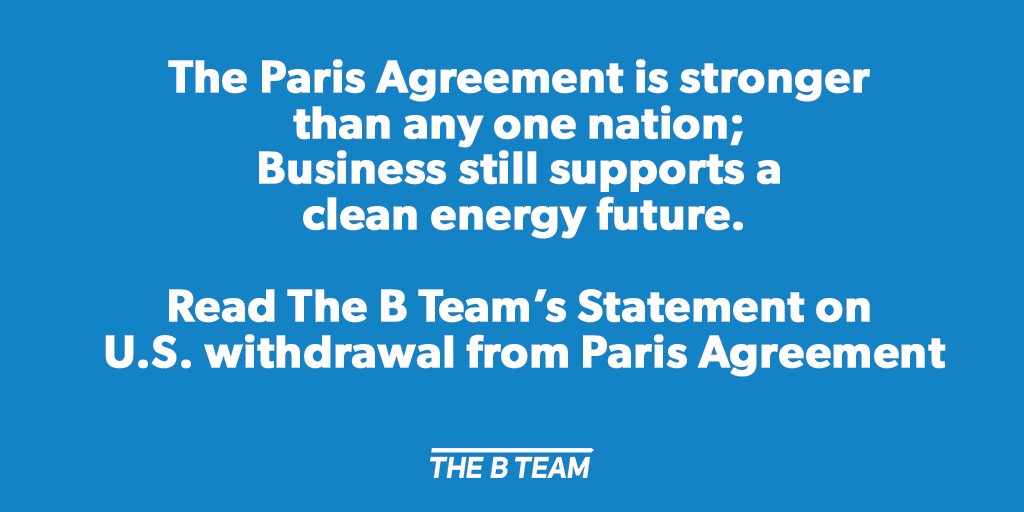 194 nations, biz, cities &amp; people will now drive #ParisAgreement &amp; reap $13T opportunity it unlocks #Unstoppable ow.ly/xEXV30ceOkg