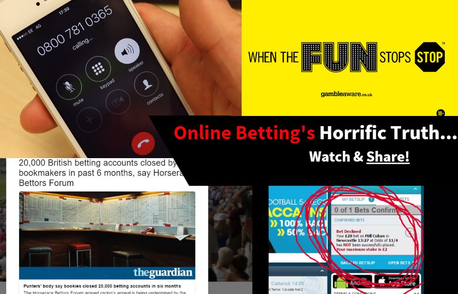 [ONLINE BETTING] Video: The Horrific Truth in 2017...
youtu.be/ocS3WaXVKuM
RETWEET &amp; SHARE!