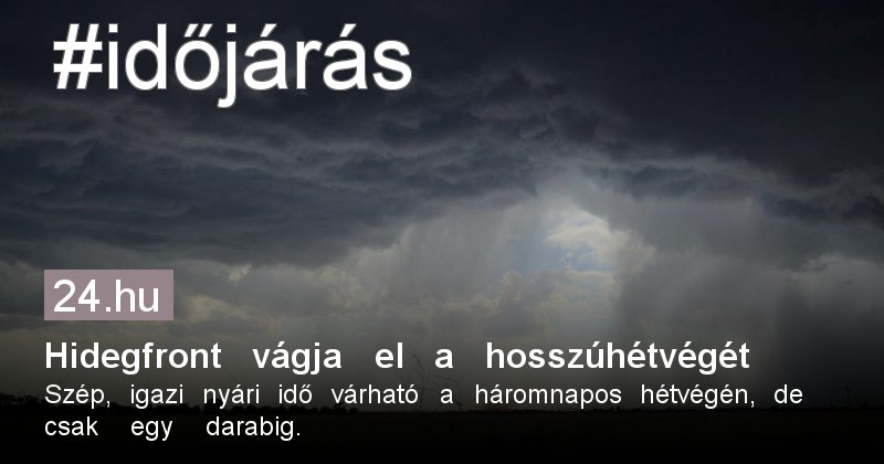 kozoshir's tweet image. Hidegfront vágja el a hosszúhétvégét  #hidegfront #hosszú hétvége - kozoshir.hu/cimkefelho/id%…