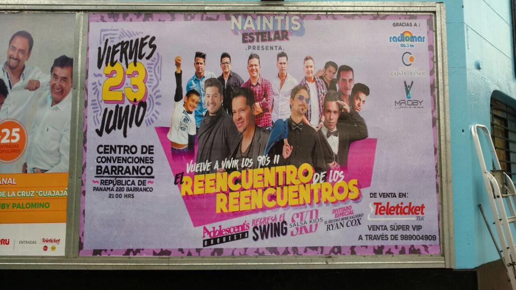 liluzhl's tweet photo. @radioondacero  #ElReencuentroDeLosReencuentros con los artistas que marcaron una linda época. @Rene_peru https://t.co/E2zyIvlN6G