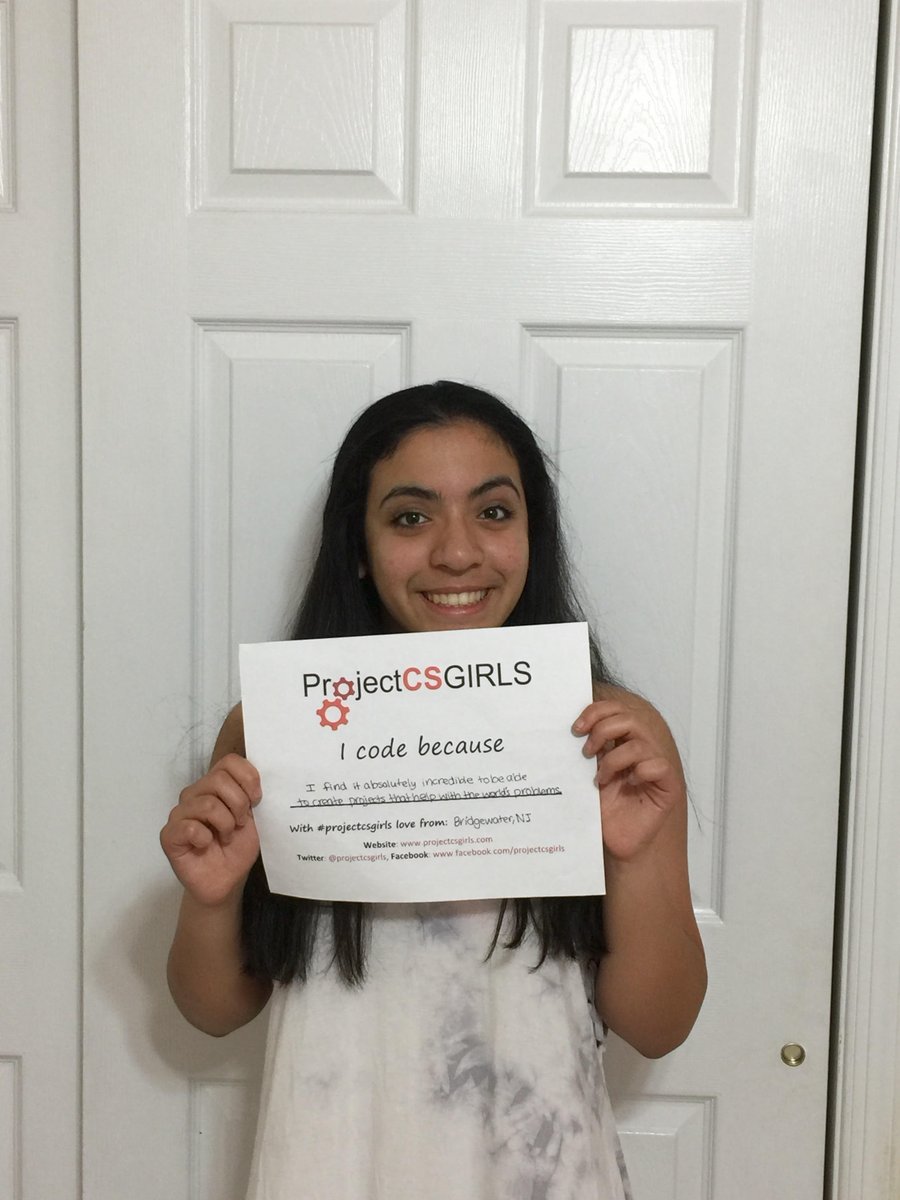 projectcsgirls's tweet photo. Anika Kathuria from NJ developed the Smart Earring, a wearable to help those in danger get help discreetly when they most need it #whywecode https://t.co/00DjQE4I38