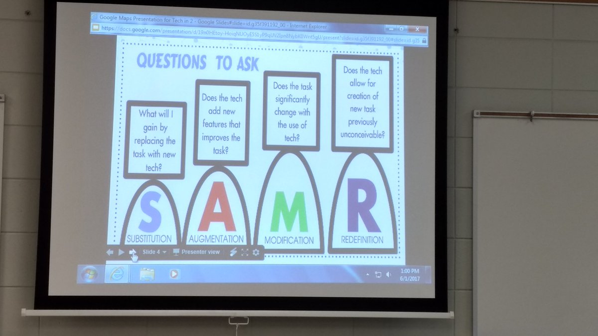 prowens10's tweet photo. @jennaturner12 Love this guide to SAMR!
#tin2con https://t.co/nprZzqaynA