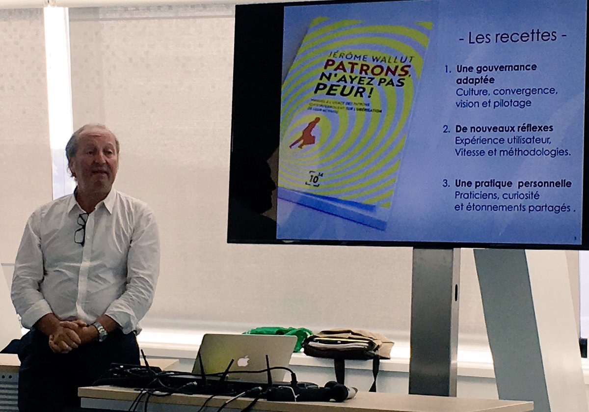 MarieMenlaiLUC's tweet photo. #Digitalisation: l'accélération se situe avant tout au niveau humain. Comment embarquer les salariés? Patrons, n'ayez pas peur #JeromeWallut https://t.co/AnEqRhDtuB