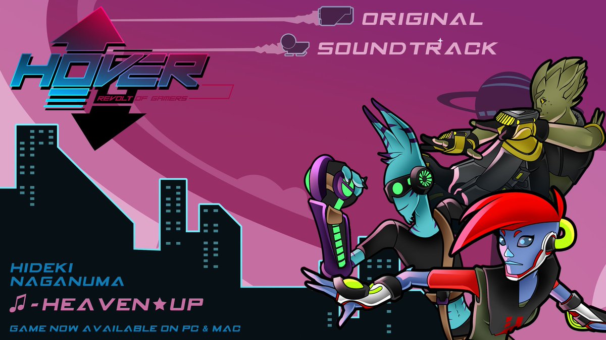 Hover_the_Game's tweet photo. The official trailer's soundtrack : "Heaven up" by @Hideki_Naganuma 

https://t.co/TY9nUFoEqL

#HoverMusic https://t.co/UQPBjkh5rA